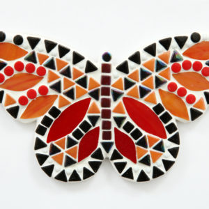 turtle and moon orange butterfly mosaic craft kit