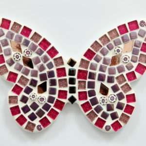 turtle and moon pink butterfly mosaic craft kit
